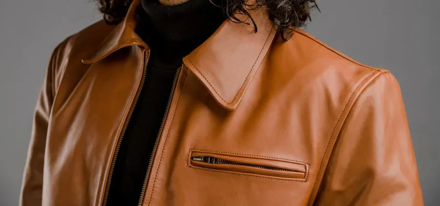 1900's Look Style Leather Jacket For Men by The Jacket Seller