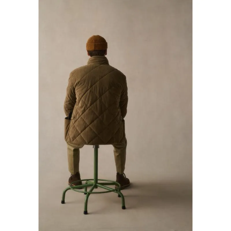 Barbour Cord Liddesdale Mens Quilted Jacket - Fossil