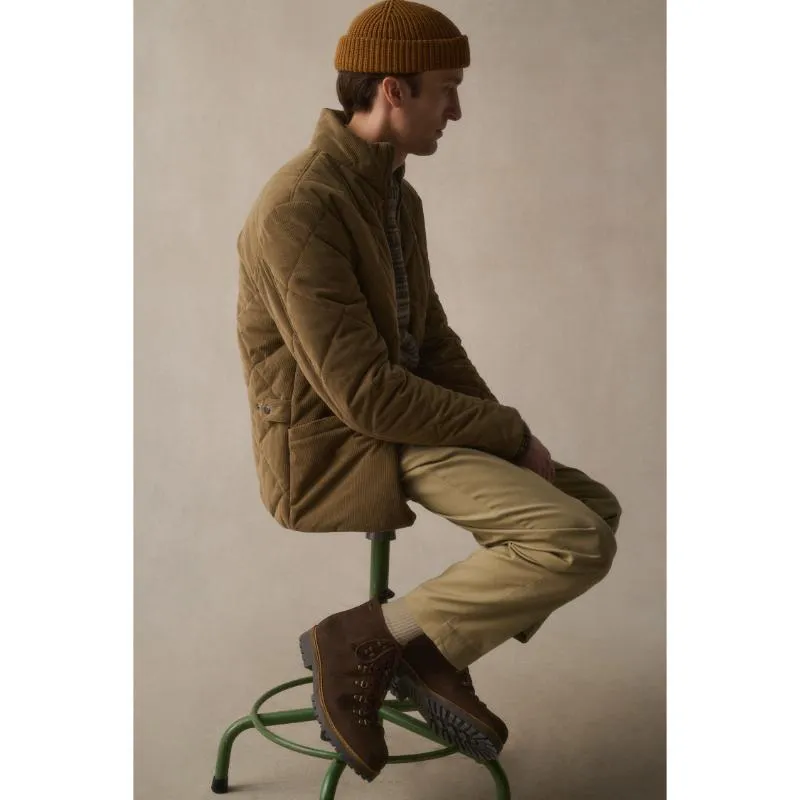 Barbour Cord Liddesdale Mens Quilted Jacket - Fossil