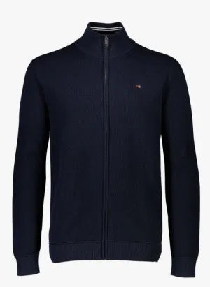 Bison Pique - Cardigan med lynlås