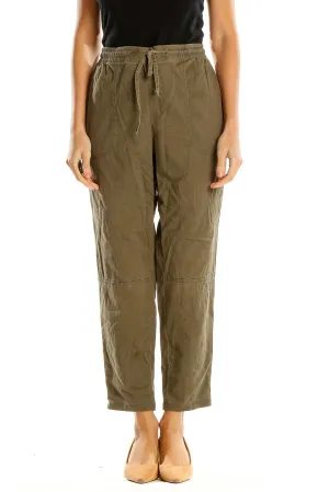 Brown Casual Cargos Pants