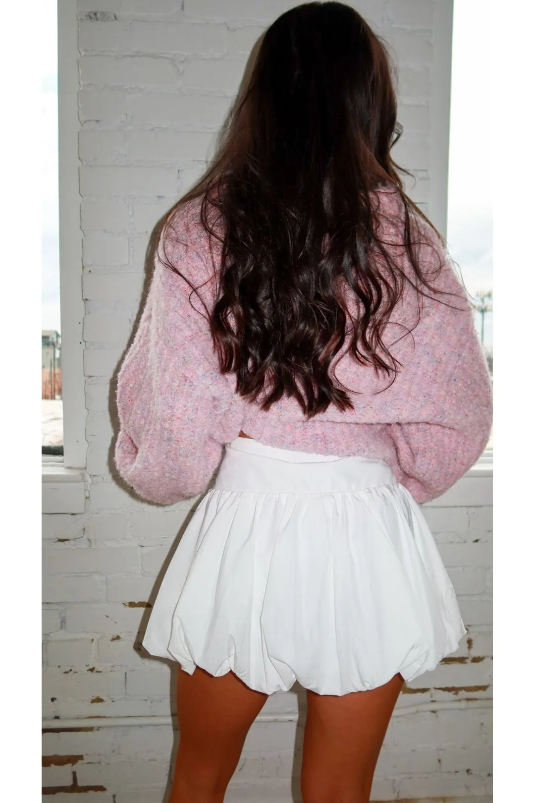 Chloe Bubble Hem Mini Skirt