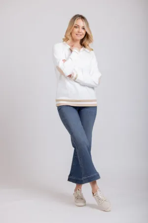 Contrast Sweatshirt - Alabasta /Latte