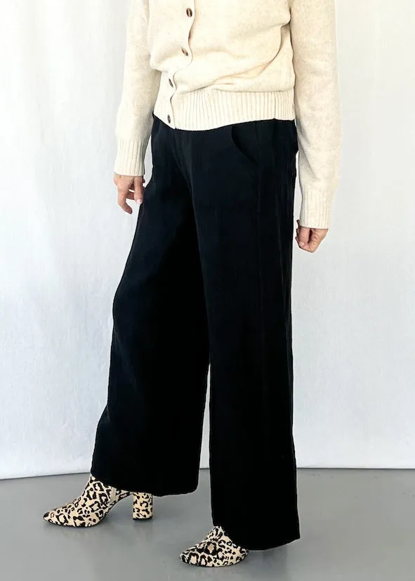 Jude Linen Pants - Black