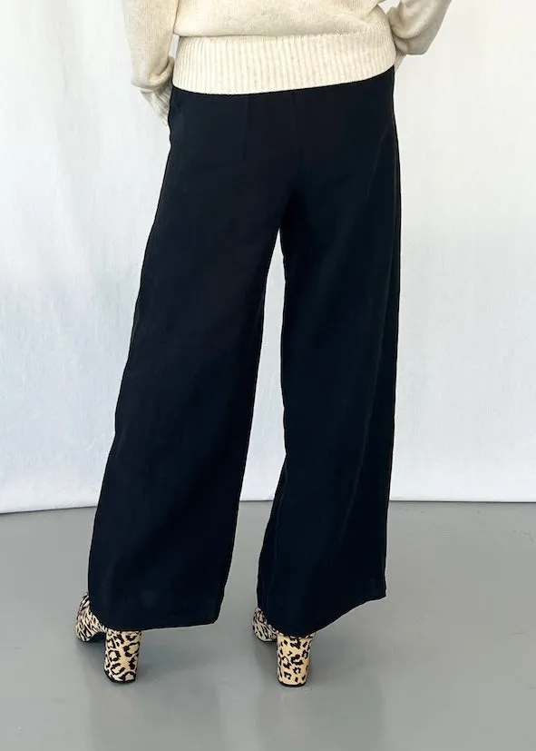 Jude Linen Pants - Black