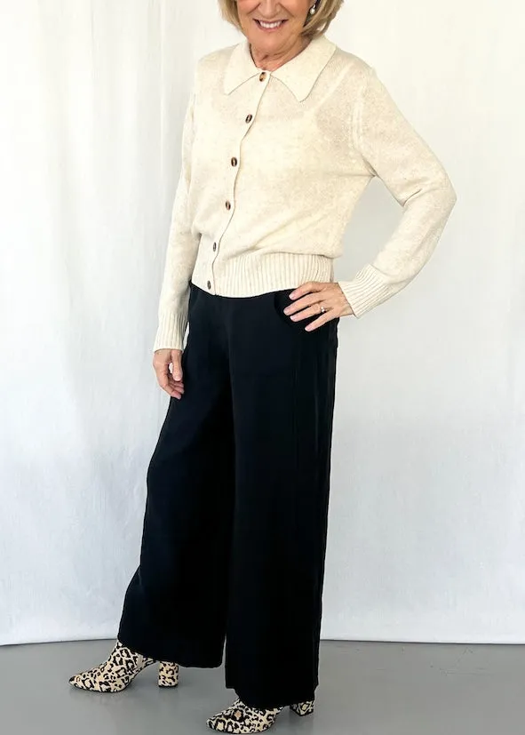 Jude Linen Pants - Black