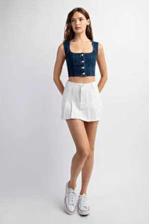 KARLEE DENIM CROP TOP