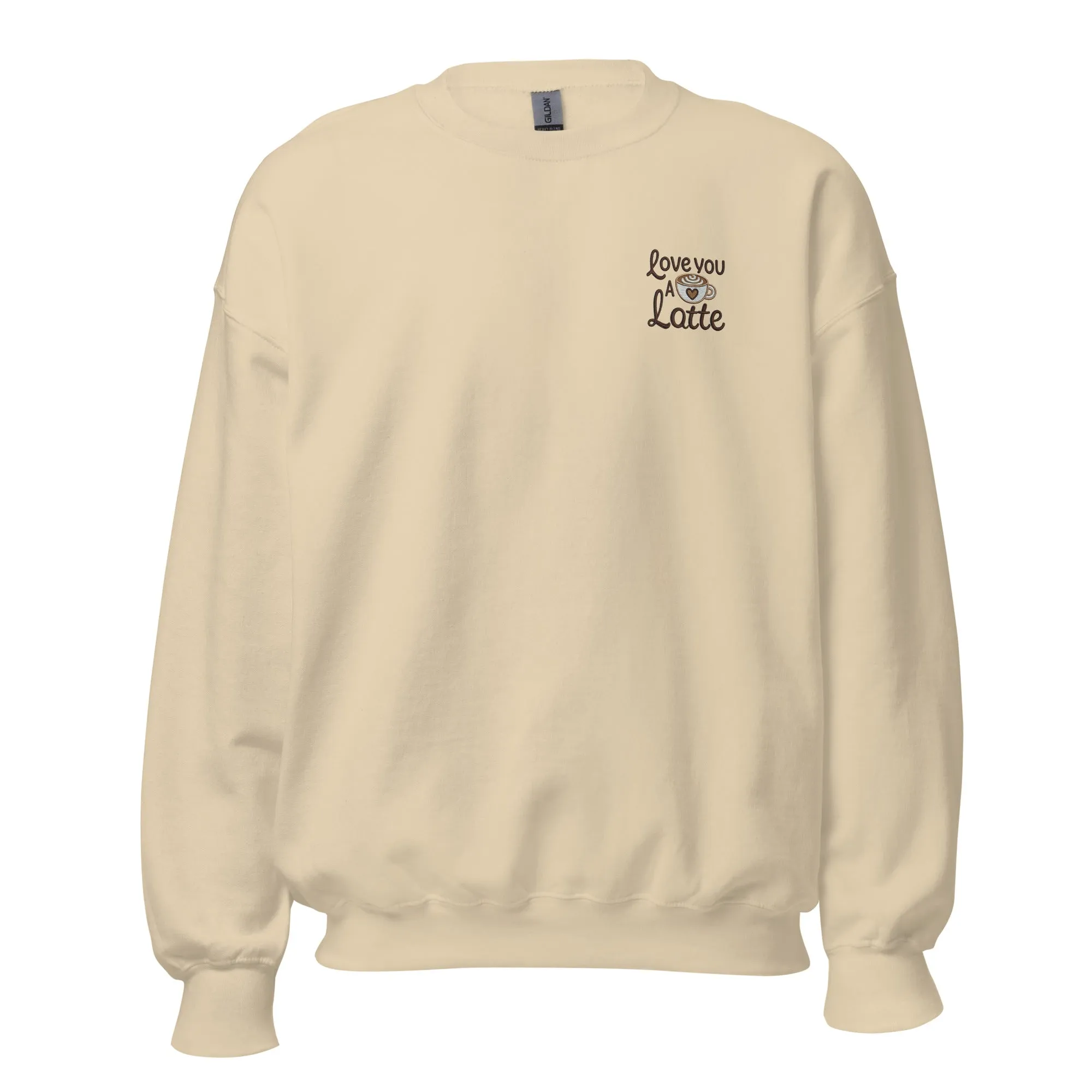 Love you a Latte - Valentine’s Day Sweatshirt - Cozy and Romantic