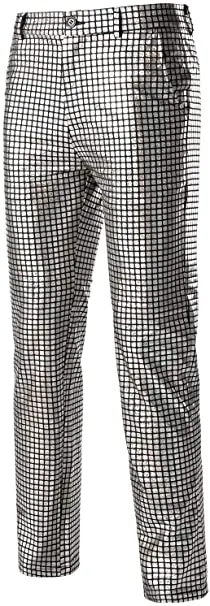 Men's Metallic Black Slim Fit Pants