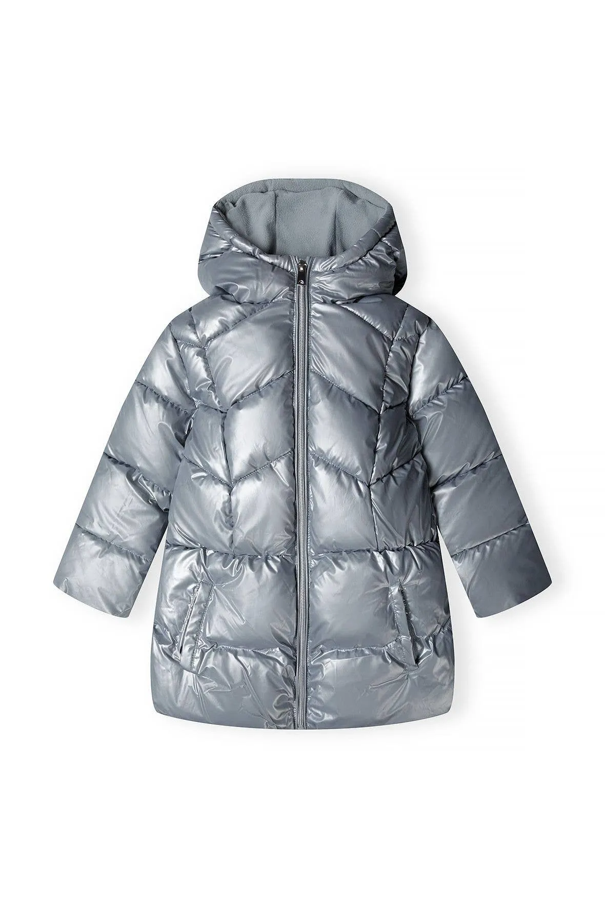 Minotti Metallic Puffer Coat Silver *In store now*