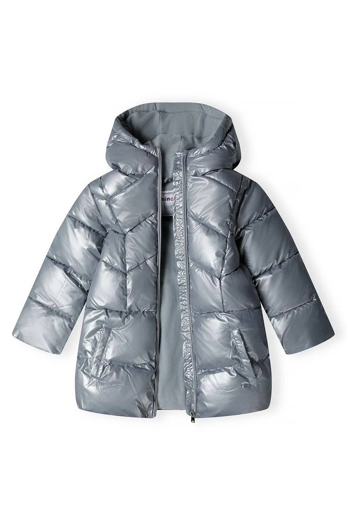 Minotti Metallic Puffer Coat Silver *In store now*
