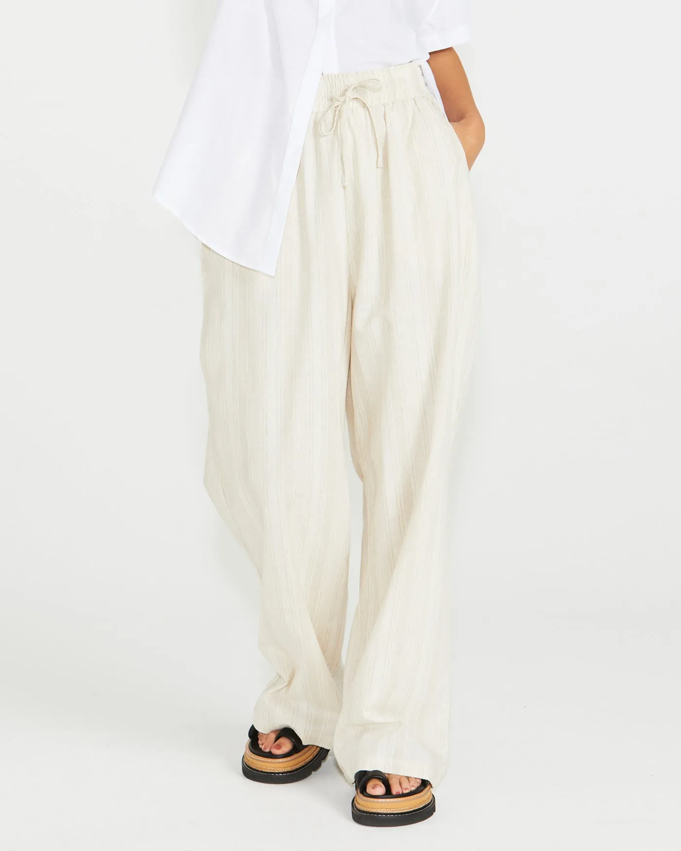 Odell Pant - Natural Stripe