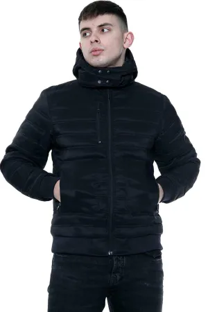 Puffer Coat with Detachable Hood