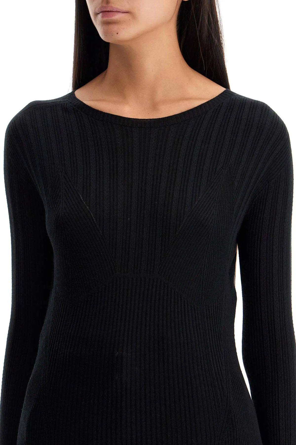 RIBBED CREWNECK SWEATER