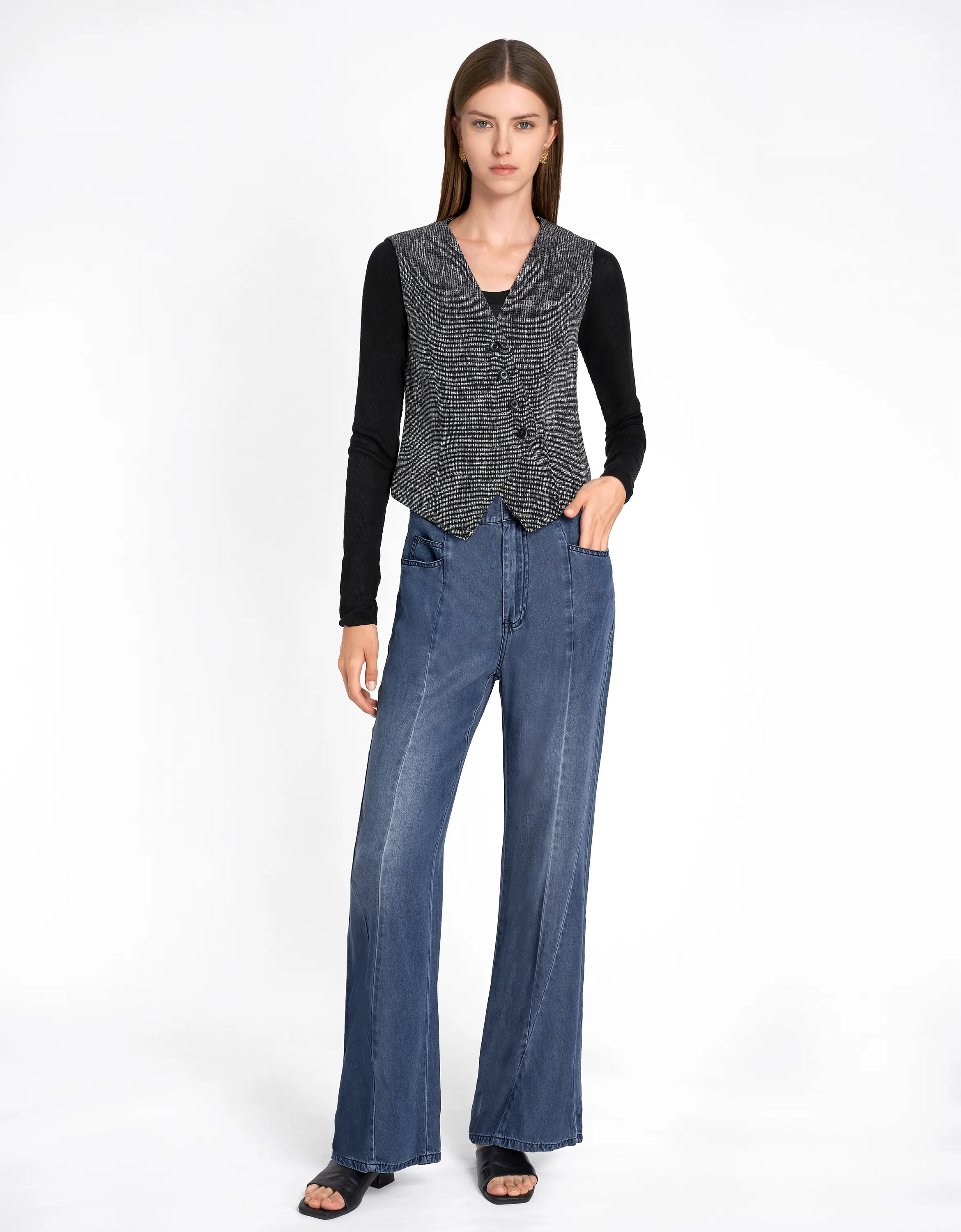 Slim Fit Denim Pants