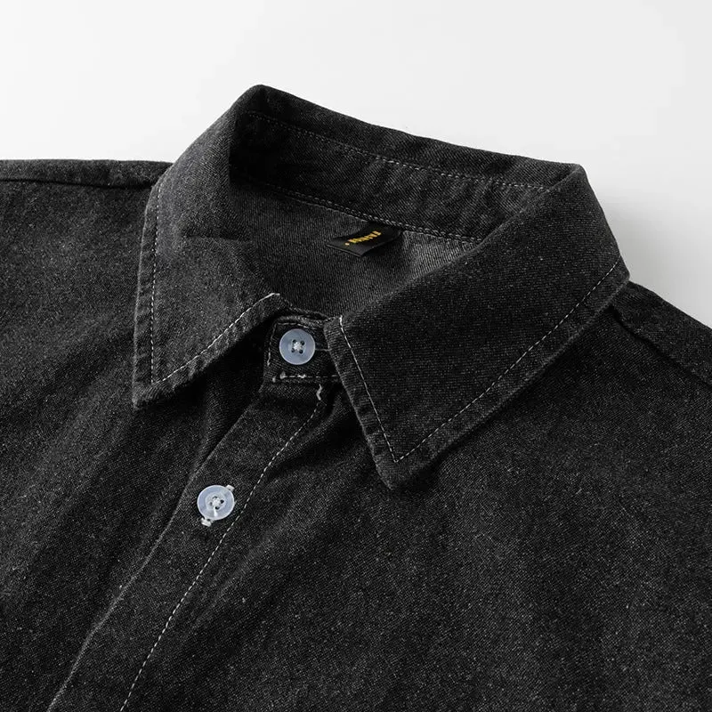 Women's Long Sleeve Denim Shirt - All-matching, Effortlessly Stylish