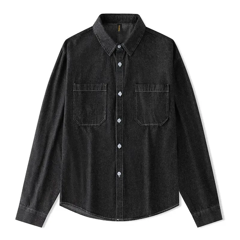 Women's Long Sleeve Denim Shirt - All-matching, Effortlessly Stylish