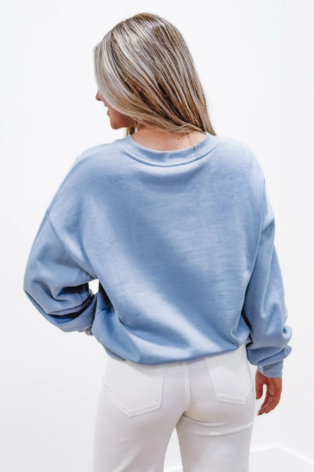 Z Supply: Love Sweatshirt - Light Demin
