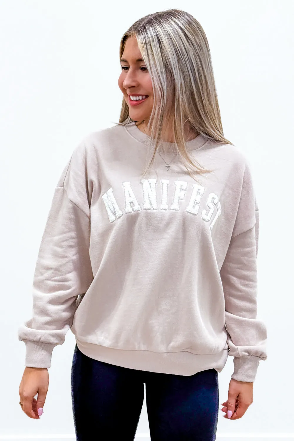 Z Supply: Manifest Sunday Sweatshirt - Mushroom