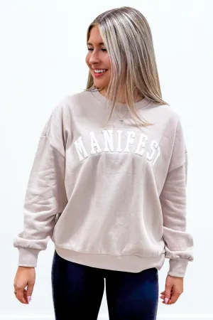 Z Supply: Manifest Sunday Sweatshirt - Mushroom