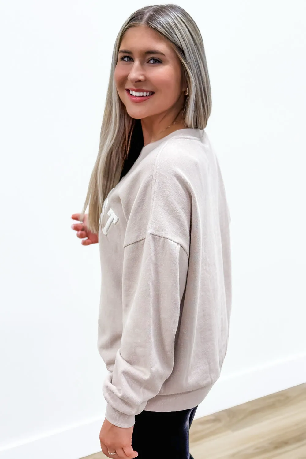 Z Supply: Manifest Sunday Sweatshirt - Mushroom