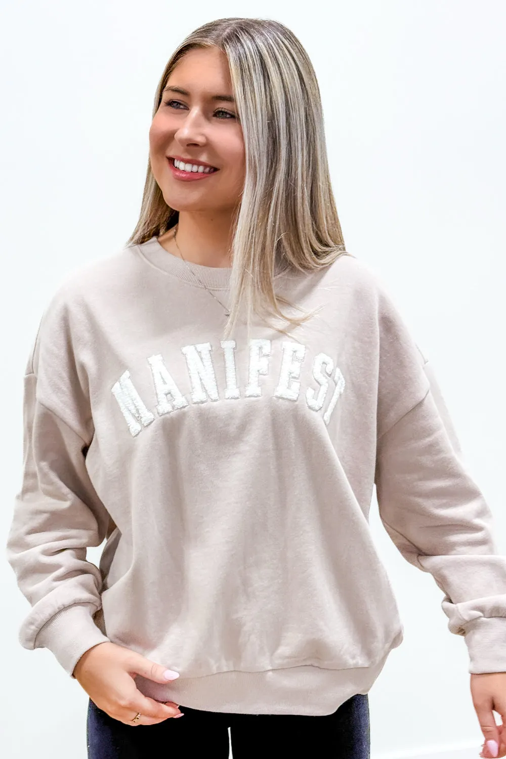 Z Supply: Manifest Sunday Sweatshirt - Mushroom